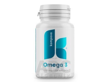 kompava OMEGA-3 1000 mg cps 1x100 ks