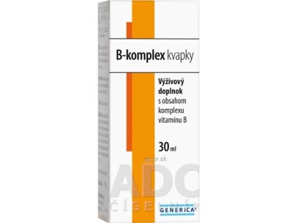 GENERICA B-komplex kvapky 1x30 ml