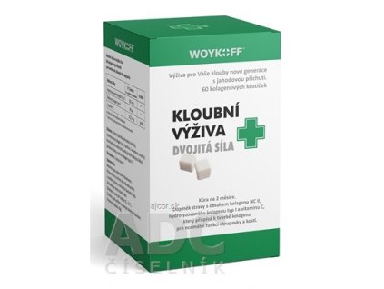 kloubní výživa dvojitá sila - Woykoff kolagénové kocky 1x60 ks