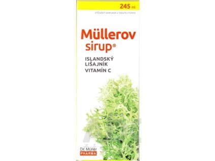 MÜLLEROV SIRUP S ISLANDSKÝM LIŠAJNÍKOM A VIT. C 1x245 ml