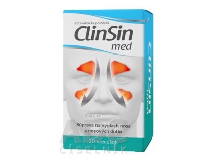 CLIN SIN med na výplach nosa, vrecúška 1x30 ks