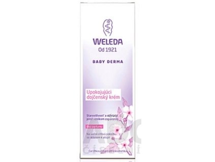 WELEDA BABY Upokojujúci dojčenský krém ochrana pred vznikom zaparenín 1x50 ml
