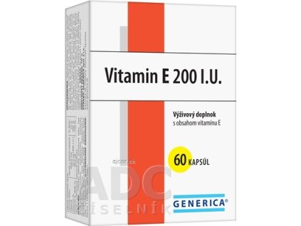 GENERICA Vitamin E 200 I.U. cps 1x60 ks