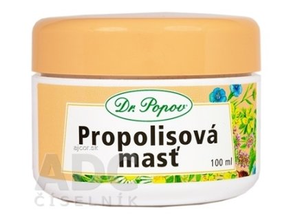 DR. POPOV MASŤ PROPOLISOVÁ s medom 1x100 ml