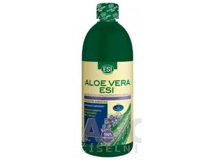 ESI ALOE VERA šťava s medom a so šťavou z čučoriedok 1x1000 ml