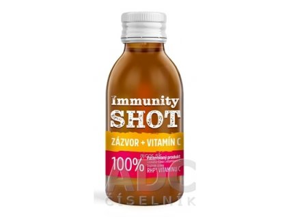 Leros Immunity SHOT ZÁZVOR+VITAMÍN C šťava 1x150 ml