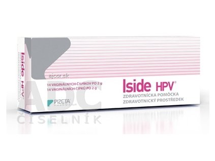 Iside HPV vaginálne čapíky 14x2 g