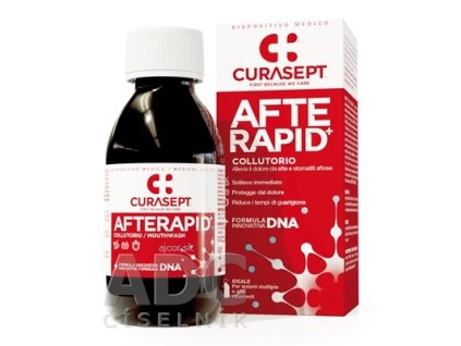 CURASEPT AFTE RAPID+ ústna voda 1x125 ml