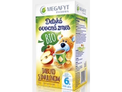 MEGAFYT Detská ovocná zmes BIO JABLKO S INULÍNOM inov.2015, 20x2 g (40 g)