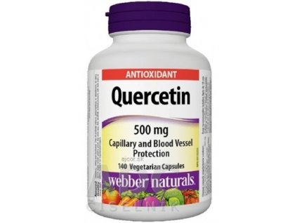 Webber Naturals Quercetin 500 mg cps 1x140 ks