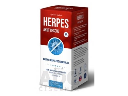 OnePharma HERPES AKUT RESCUE cps 1x30 ks