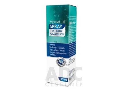 HemaCut SPRAY sprej na hojenie poranení kože 1x15 ml