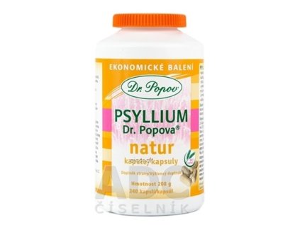 DR. POPOV PSYLLIUM NATUR cps 1x240 ks