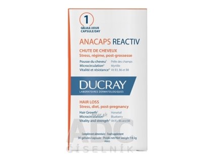 DUCRAY ANACAPS REACTIV cps (podpora pre vlasy) (inov.2023) 1x30 ks