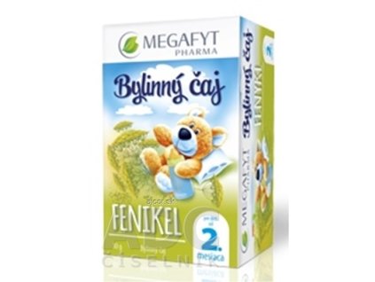MEGAFYT Bylinný čaj FENIKEL pre deti od 2. mesiaca, 20x1,5 g (30 g)