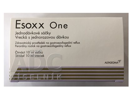 Esoxx One perorálny roztok vrecká na gastroezofageálny reflux 14x10 ml