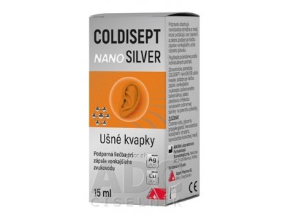 COLDISEPT nanoSILVER ušné kvapky 1x15 ml