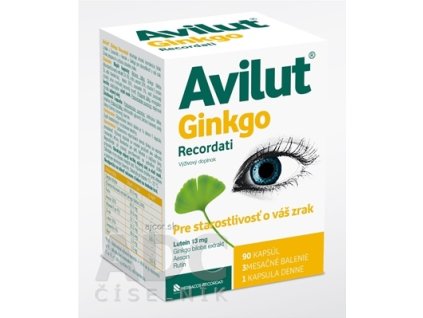AVILUT Ginkgo Recordati cps 1x90 ks