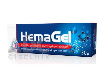 HemaGel gél na ošetrenie povrchových poranení 1x30 g