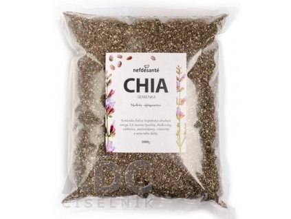 nefdesanté CHIA semienka semená Šalvie (Salvia Hispanica) 1x1000 g