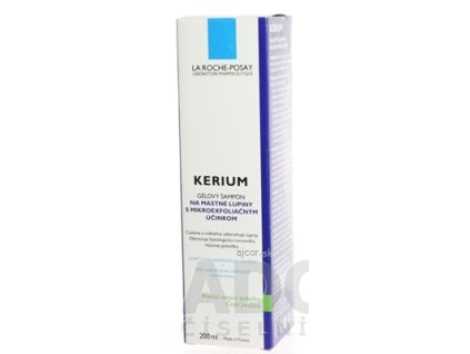 LA ROCHE-POSAY KERIUM ŠAMPÓN NA MASTNÉ LUPINY gélový šampón (M9028501) 1x200 ml