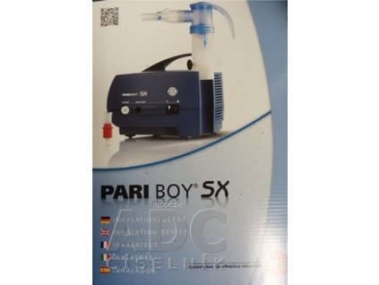 PARI BOY SX prístroj na inhalačnú terapiu s príslušenstvom, 1x1 ks