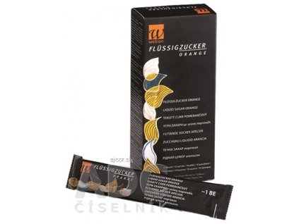 Wellion TEKUTÝ CUKOR pomaranč vrecúška 10x13 ml