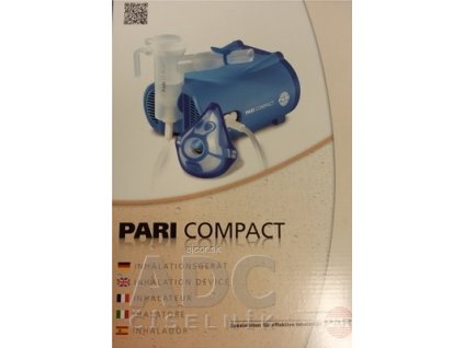 PARI COMPACT prístroj inhalačný kompresný inhalačná terapia s tryskovým rozprašovaním lieku, 1x1 ks