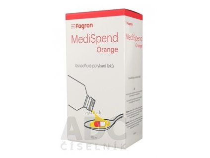 MediSpend Orange - FAGRON tekutina na uľahčenie prehĺtania liekov, s pomarančovou príchuťou 1x250 ml