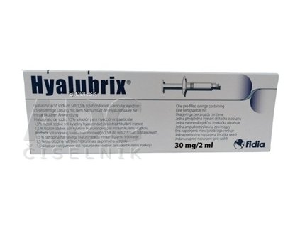 Hyalubrix viskoelastický intraartikulárny roztok 1x2 ml