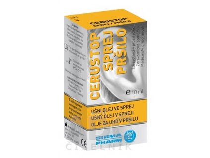 Cerustop ušný olej v spreji 1x10 ml