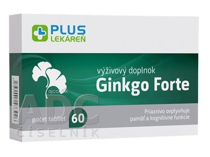 PLUS LEKÁREŇ Ginkgo Forte tbl 1x60 ks