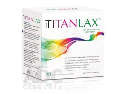 TITANLAX prášok na prípravu perorálneho roztoku, vrecká 20x9,15 g
