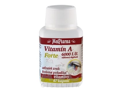 MedPharma Vitamín A 6000 I.U. Forte cps 1x67 ks