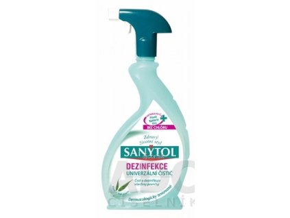 SANYTOL UNIVERZÁLNY ČISTIČ Sprej Eukalyptus, Dezinfekcia,1x500 ml