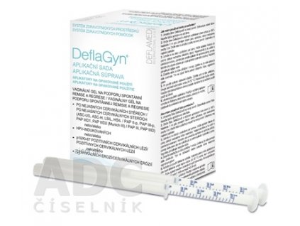 DeflaGyn aplikačná súprava vaginálny gél 150 ml + 2 aplikátory, 1x1 set