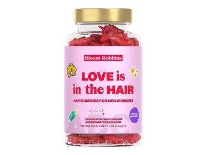 Bloom Robbins HAIR GUMMIES FOR NEW MOMMIES žuvacie cukríky (vlasy, pre tehotné a dojčiace ženy) 1x60 ks