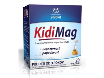 Zdrovit KidiMag vrecúška 1x20 ks