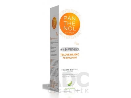 omega PANTHENOL 9% ALOE VERA telové mlieko po opaľovaní 1x250 ml