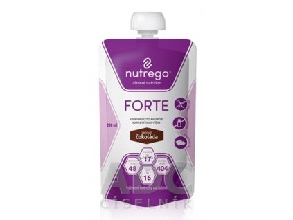 Nutrego FORTE s príchuťou čokoláda 1x200 ml