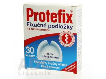 Protefix Fixačné podložky na hornú zubnú protézu fixačná podložka 1x30 ks