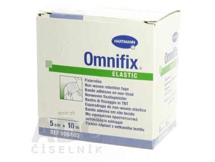 OMNIFIX ELASTIC hypoalergénna náplasť fixačná z netkaného textilu (5cmx10m) 1x1 ks