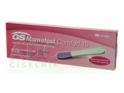 GS Mamatest Comfort 10 tehotenský test 1x1 ks