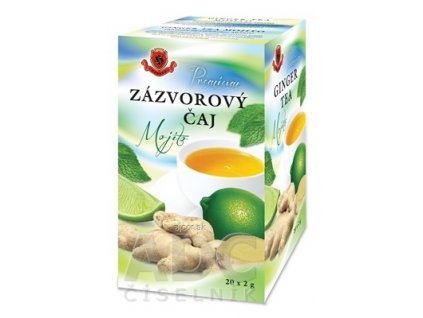 HERBEX Premium ZÁZVOROVÝ ČAJ Mojito bylinný čaj 20x2 g (40 g)