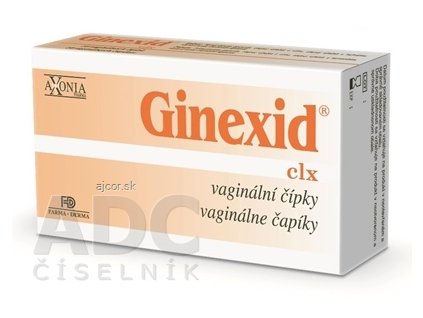 GINEXID vaginálne čapíky sup vag 10x2 g