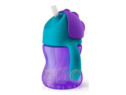 AVENT HRNČEK so slamkou 200 ml (0% BPA) od 9 mesiacov, s držadlami, dievča, 1x1 ks
