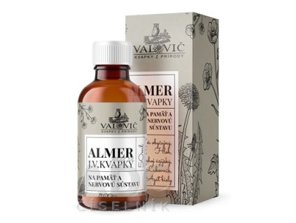 J.V. KVAPKY - ALMER na pamäť a nervovú sústavu 1x50 ml