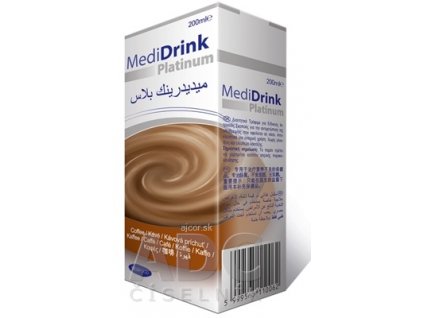 MediDrink Platinum príchuť kávová 30x200 ml