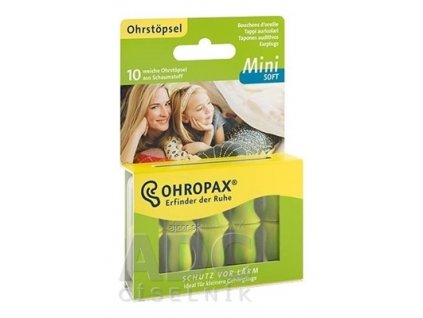 OHROPAX Mini SOFT Ušné vložky v plastovej krabičke 1x10 ks