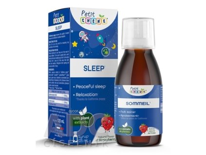 Petit CHENE SLEEP detský sirup, s jahodou arómou 1x125 ml